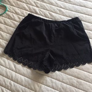Dressy, black shorts